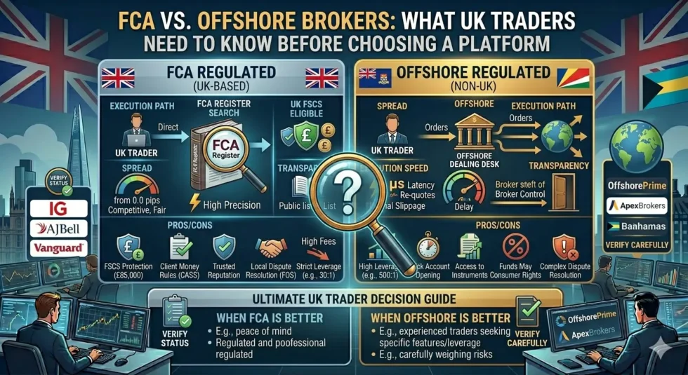 FCA vs. Offshore Brokers: A Risk and Benefit Comparison for UK Traders