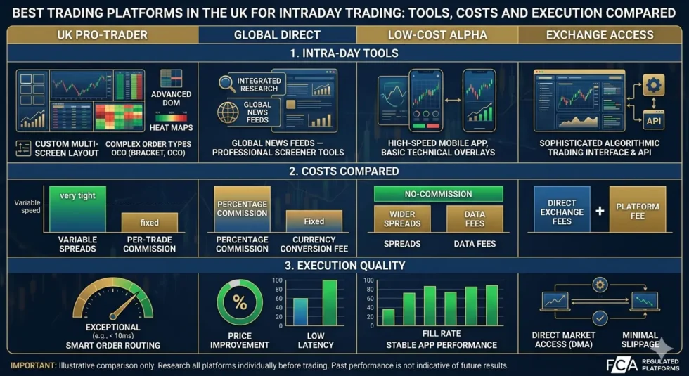 Best Trading Platforms in the UK for Intraday Trading: Tools, Costs, and Execution Compared