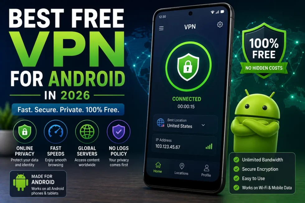 Free VPN comparison for Android: Proton VPN, hide.me, and Windscribe features compared on data limits, server selection, and security for 2026.