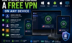 Step-by-step VPN setup guide: sign up, download app, select server, and connect across Windows, Mac, Android, iOS, and Linux.