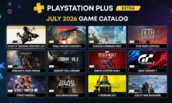 PlayStation Plus Extra July 2026 catalog: Rise of the Ronin, Avatar Frontiers of Pandora, Dying Light, and four more games with release dates.