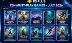 Ten must-play PS Plus July 2026 games: Rise of the Ronin, Avatar, Citizen Sleeper 2, Dying Light, CrossCode, and more with tier badges.