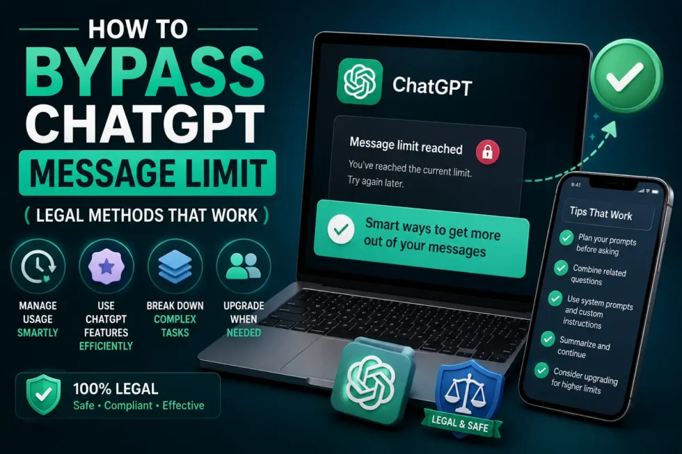 ChatGPT message limit bypass guide: extension tools, tier comparison, context switching, and context compression techniques for unlimited conversations.