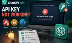 ChatGPT API key troubleshooting guide: 401 unauthorized error, insufficient quota, incorrect key, organization ID, IP blocklist, and billing fixes.
