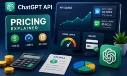 OpenAI API pricing comparison table: GPT-5.5 at $5/$30 per 1M tokens, batch 50% off, priority tier 2.5x cost, and rate limits chart.